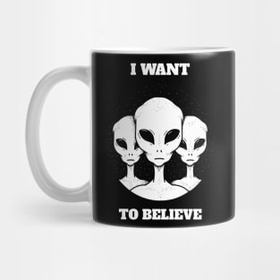 Alien I Want To Believe Mug